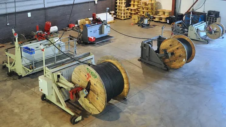 Cable Cutting & Reeling Cable Cutting & Reeling