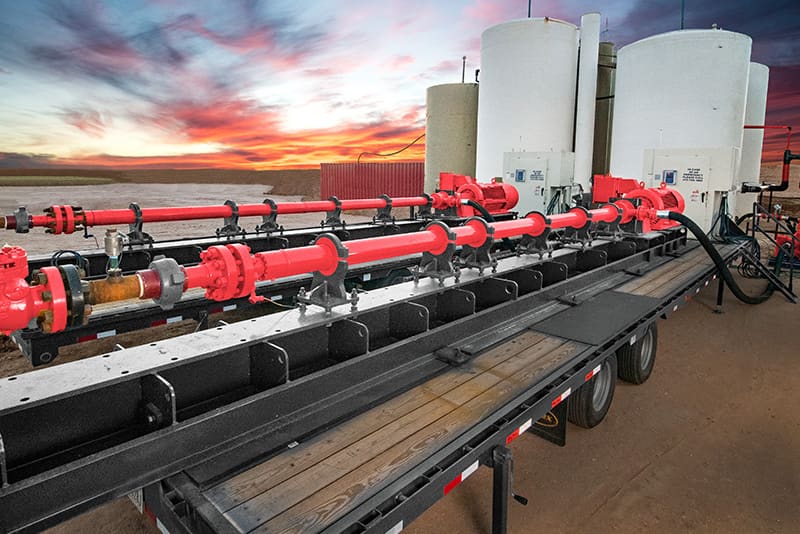 Flex Flow's mobile Horizontal Pumping System showcasing advanced filtration for efficient fluid movement and reduced maintenance. Flex Flow's mobile Horizontal Pumping System showcasing advanced filtration for efficient fluid movement and reduced maintenance.