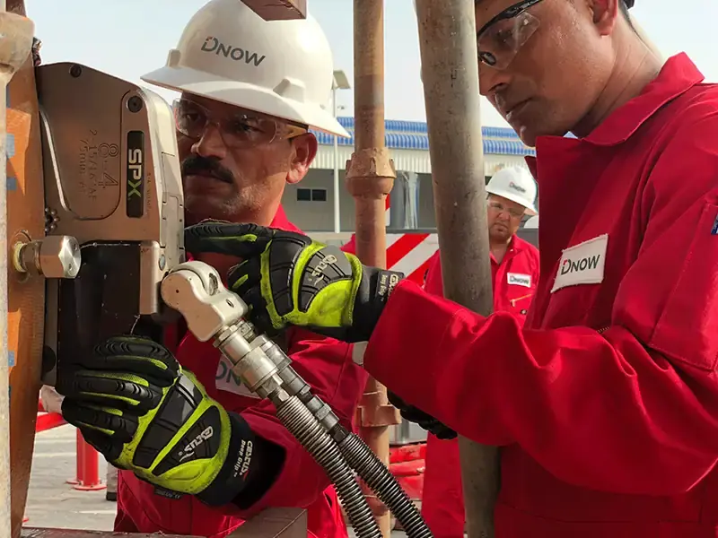 Photo of Onsite support by DNOW Technician at a customer's site. #onsite Photo of Onsite support by DNOW Technician at a customer's site. #onsite