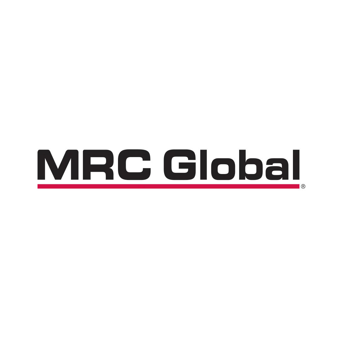 MRC Global Logo - MRC is a leading global distributor of PVF and infrastructure products and services to the gas utility, downstream, industrial, energy transition, pipeline and transmission sectors.