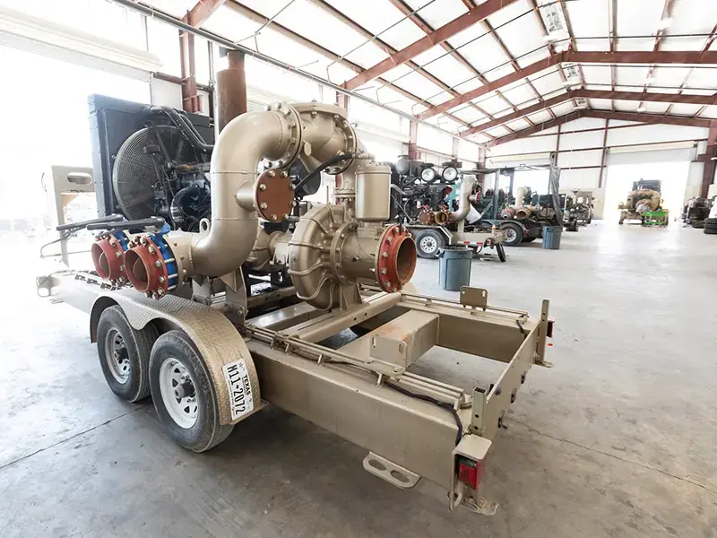 Trojan - rental pump units are being serviced in our shop