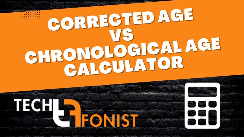 Corrected-age-vs-Chronological-age-calculator